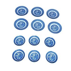 Homer Laughlin Blue Willow Ware Set of 12